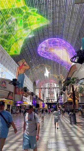 Walking Fremont Street in Las Vegas 🎰