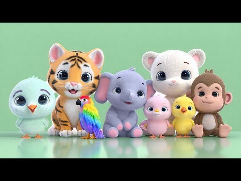 Funny Cute Animals Enjoy Life | Happy Cartoon Animation