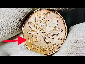 🇨🇦 👉1981 One Cent Canadian Coin Elizabeth II D.G. Regina😱 🪙 🍁