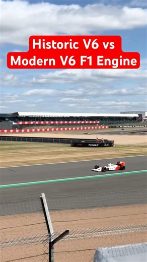 Historic V6 vs Modern V6 F1 Engine #f1 #shorts