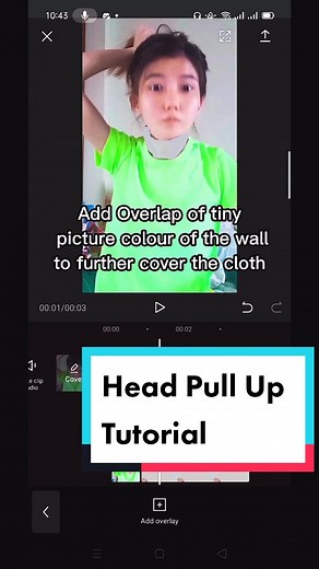 Reply to @jcandrj21 Head pull up #tutorial #fyp