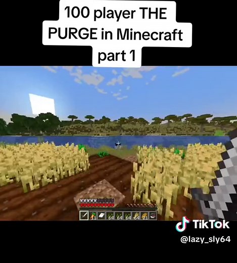 Minecraft THE PURGE: 100 Player Chaos!