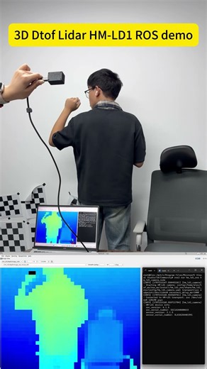 LiDAR + ROS2 in Minutes? 🤖 | HM-LD1 Open-Source Demo
