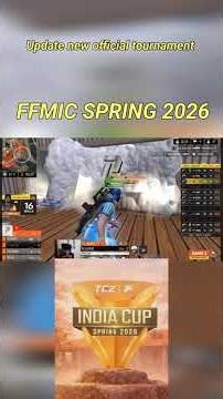 New official tournament FFMIC SPRING 2026#freefire#teluguesportscommunity#freefireindiatournament