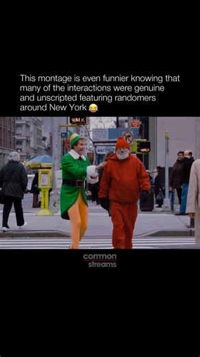 Common Streams on Instagram: "On December 2, 2002, a very small production crew hit the streets of New York city with very limited budget with the mission to get the best shots for a little holiday movie called ‘Elf’ starring Will Ferrell… little did they know it would go on to become one of the most loved holiday movies of all time! Director of Photography, Greg Gardiner revealed “I was trying to figure out how do we get the energy of new york city… the best way to not have it fake, is to have 