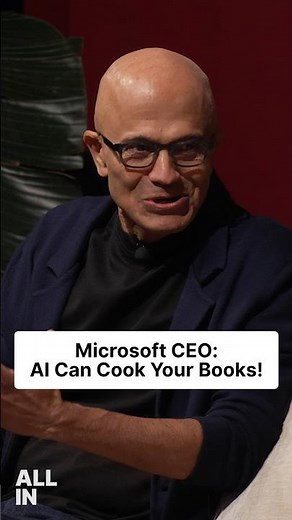 Microsoft CEO Satya Nadella: AI Can Fake Your Books!