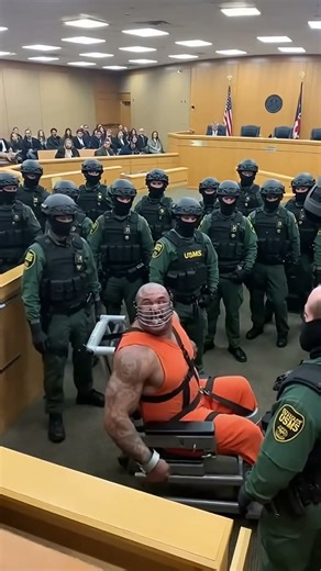 Inmate Thrashes After 51,000-Year Sentence | Intense Courtroom CCTV Footage