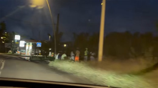 Locals warned them not to stop the car - minutes later, they found out why