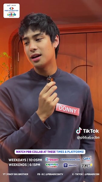 Welcome back sa outside world, Donny!! 🤩🙌🏻 Best postman ever sa Bahay ni Kuya, dala ang mga sulat at solid advices na pampalakas ng loob ng buong bahay! From iyakan to tawanan to kiligan… grabe ang feels, fr!! 🥹🫶🏻 Core memory unlocked ang lahat ng ganap mo bilang Houseguest! Big thanks sa’yo, Donny! 🤍✨ BUT WAIT—di pa tapos ang mga ganap!! 👀 Kaya wag magpahuli, Team Online! Tutok na sa PBB Collab gabi-gabi! 🫵🏻📺 🕙 Weekdays – 10:05PM 🕕 Weekends – 6:15PM WATCH HERE: GMA, Kapuso Stream, 