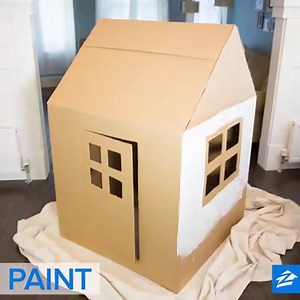 You don't need any power tools to create the perfect playhouse for your little ones. | Zillow