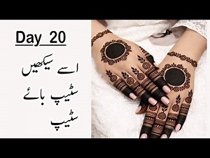 Trending mehndi designs full hand tutorial | Simple minimal mehndi designs | step by step