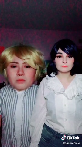 Part 1 🐞😽 Adrien is @punkrat.cos #feature #fyp #foryoupage #miraculousladybug #adrienette #cosplay #goodbye2019 #ladynoir #cosplayer #marinette