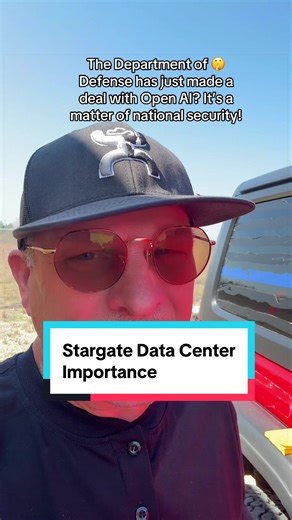 Open AI Stargate data centers have a key role in our national security! #openai #datacenter #construction #electricity #water
