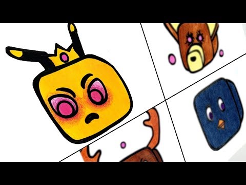 COLLAB Drawing Health Icons [ FRIDAY NIGHT FUNKIN ] PART 12 Super Bear Adventure