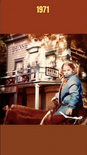 Before Big Thunder Mountain 🤠 Disneyland Pack Mule Ride (1971 Memory!) #disney #shorts #twin