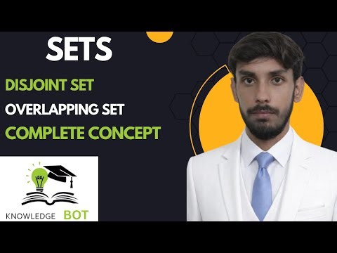🔥Disjoint & Overlapping Sets Explained in One Shot | Easy Definition & Examples
