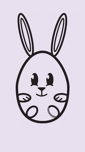 How to draw an Easter bunny egg step by step | Easy drawing Easter bunny egg tutorial #drawing #Easter #bunny #egg #howtodraw #easydrawing #stepbystep #tutorial #draw