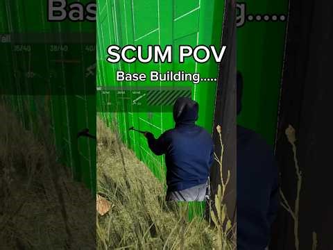 SCUM POV Base Building…..#scum #scumgame￼ #scumgameplay