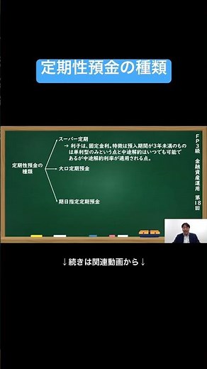 【公式切り抜き】定期性預金の種類 #FP3級 #簿記の教室メイプル #みなみせんせい #金融資産運用 #ファイナンシャルプランナー #投資基礎 #資産運用 #ポートフォリオ #リスク管理 #株式投資