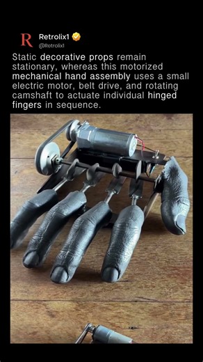 Motorized Mechanical Tapping Hand Mechanisms