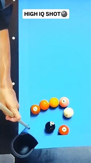 The Smartest Pool Shot Ever #billiards #smartshot #poolskills #trickshot #satisfying