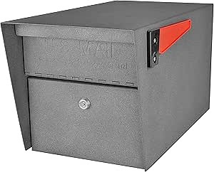 Mail Boss 7505 Mail Manager Curbside, Granite Locking Security Mailbox