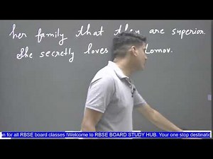 RBSE 10TH CLASS IMPORTANT QUESTIONS (The Proposal)