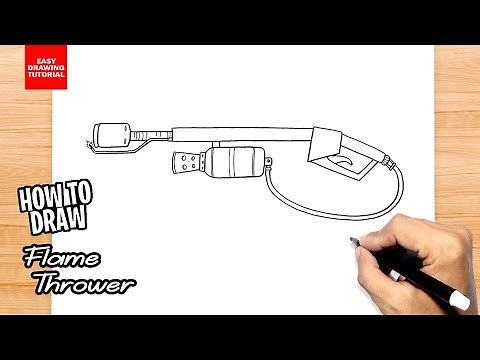 How to draw Flamethrower