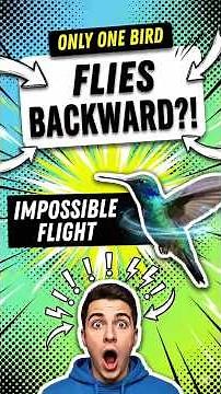 The Only Bird in the World That Can Fly Backward