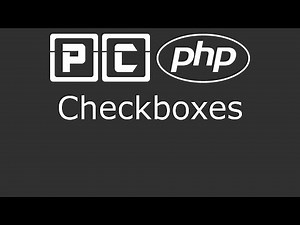 PHP beginners tutorial 45 - checkboxes