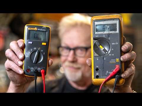 Adam Savage Tests His Very First Multimeter!