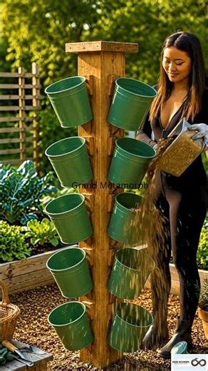 I grew tomatoes and herbs in buckets — zero garden needed 🍅