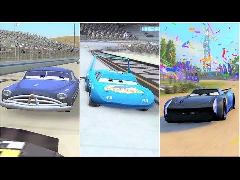 Cars 1 Doc Hudson, The King vs Cars 3 Jackson Storm