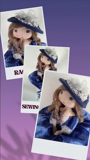 How to sew a cute rag doll