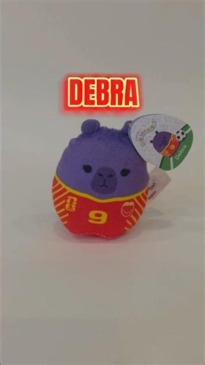 DEBRA 🇪🇦 The Spanish Capybara Squishmallows in the McDonald's 2026 World Cup Happy Meal #Happymeal