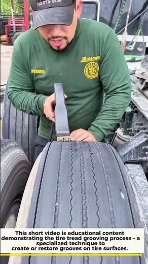 Tire Tread Grooving – Precision Maintenance & Performance Enhancement