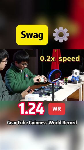 1.24 Gear Cube WR Single Yichen Leng