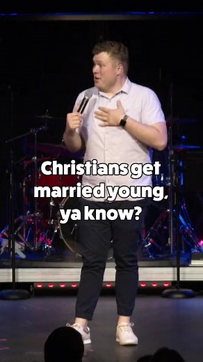 113K views · 2.2K reactions | “Please join us for our high school grad party/wedding reception” ‍♀️蘆#christian #jesus #wedding #christianwedding #couple #dating #christiandating #standup #standupcomedy #comedian #christiancomedy #christianmemes #ringbyspring #christiancollege | Jaron Myers | Facebook