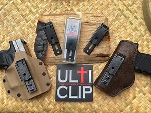Ulticlip XL - The world's first multi-tool holster clip