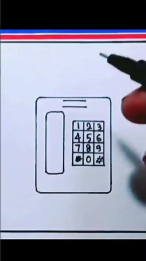 Telephone drawing easily