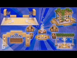 Minecraft: Outdoor Furniture Ideas! Build Tutorial