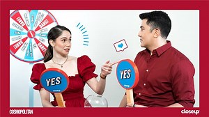 WATCH: Jessy Mendiola-Manzano and Luis Manzano play a game of Yes Or No: Valentine's Edition, featuring burning questions ranging from their marriage, their hot takes on love, and kissing each other with bad breath? 👀 #ValentinesDay #closeupPH #BacteriaBreath | Cosmopolitan Philippines