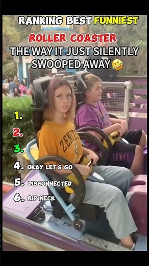 Roller Coaster Madness! 🎢😱 The scream says it all! #shorts