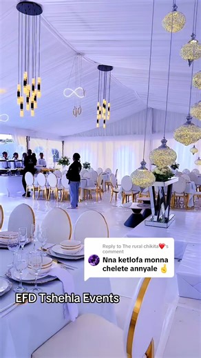 Expert Event Decorating Tips from EFD Tshehla Events