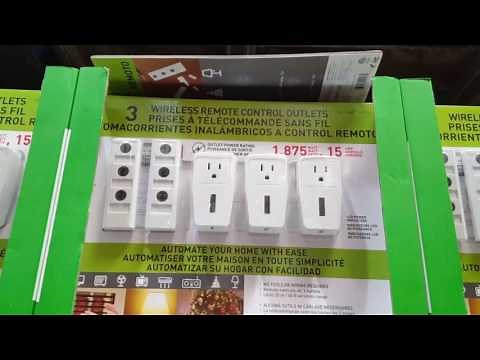 COSTCO! Wireless Remote Control Outlets