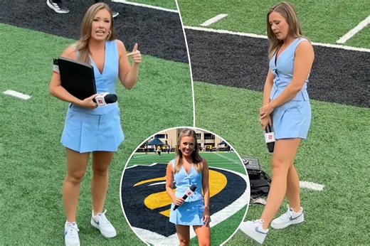 ESPN’s Taylor Davis goes viral over sideline rap video during college football game