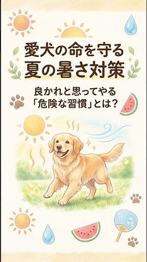 愛犬の命を守る、夏のNG暑さ対策🐕 #犬のいる生活 #プチ知識 #愛犬