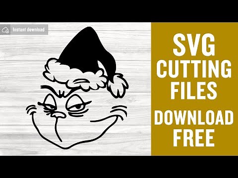 Grinch Face Cutting Svg Free Cut File for Cricut