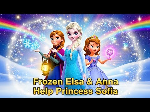 Frozen Elsa & Anna Help Princess Sofia | Magical Disney Princess Story for Kids