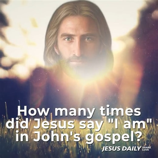 How many times did Jesu say "I am" in John's Gospel? #God #bibletrivia #Jesus | Recess Therapy funs